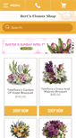 Mobile Screenshot of bertsflowershop.com